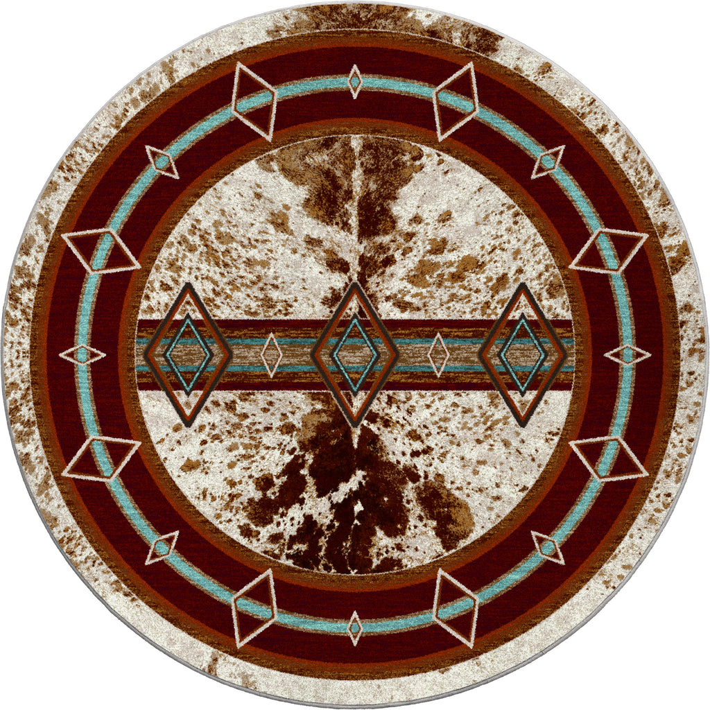 Fire Hide - True Western American Dakota Rugs