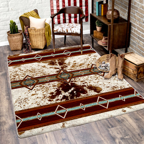 Fire Hide - True Western American Dakota Rugs