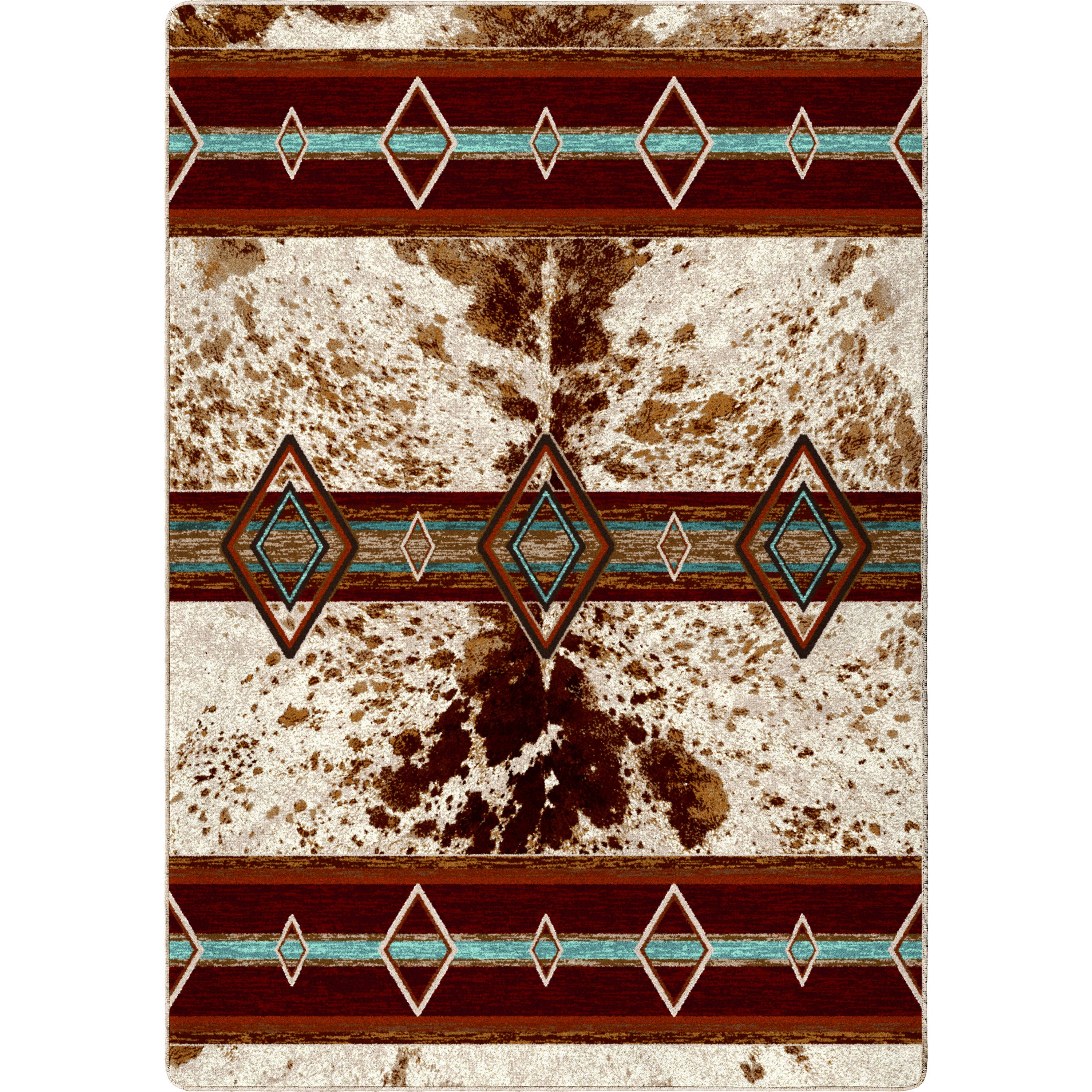 Fire Hide - True Western American Dakota Rugs