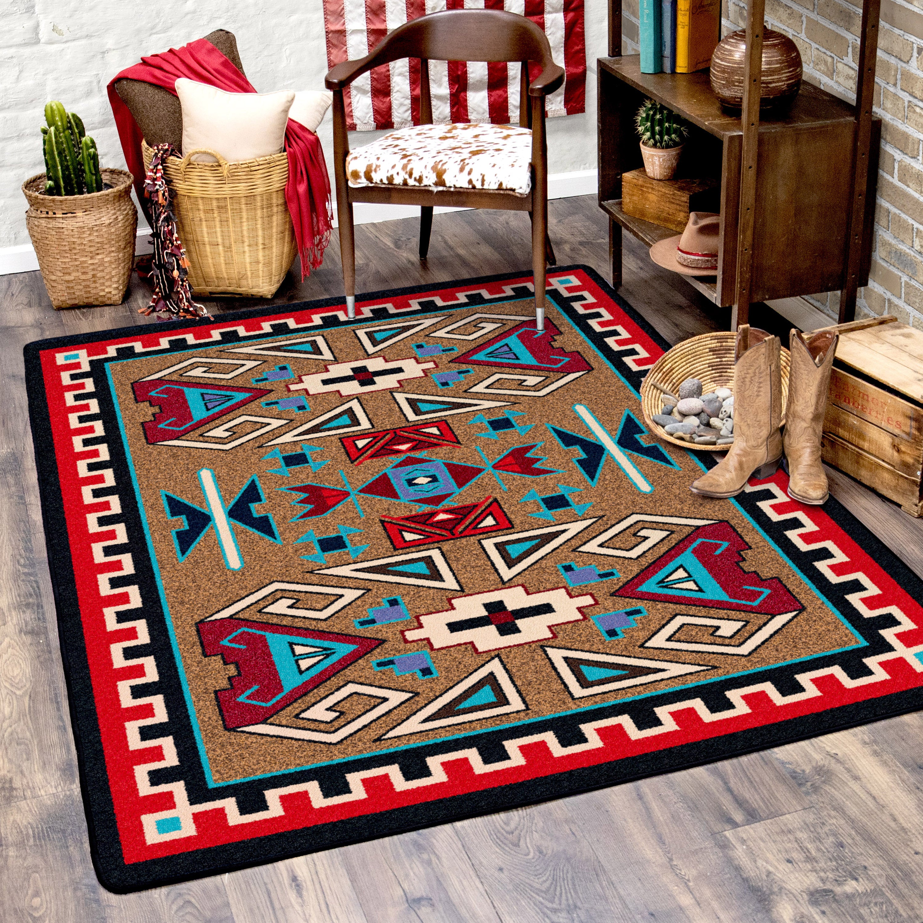 Four Rams - Bright American Dakota Rugs