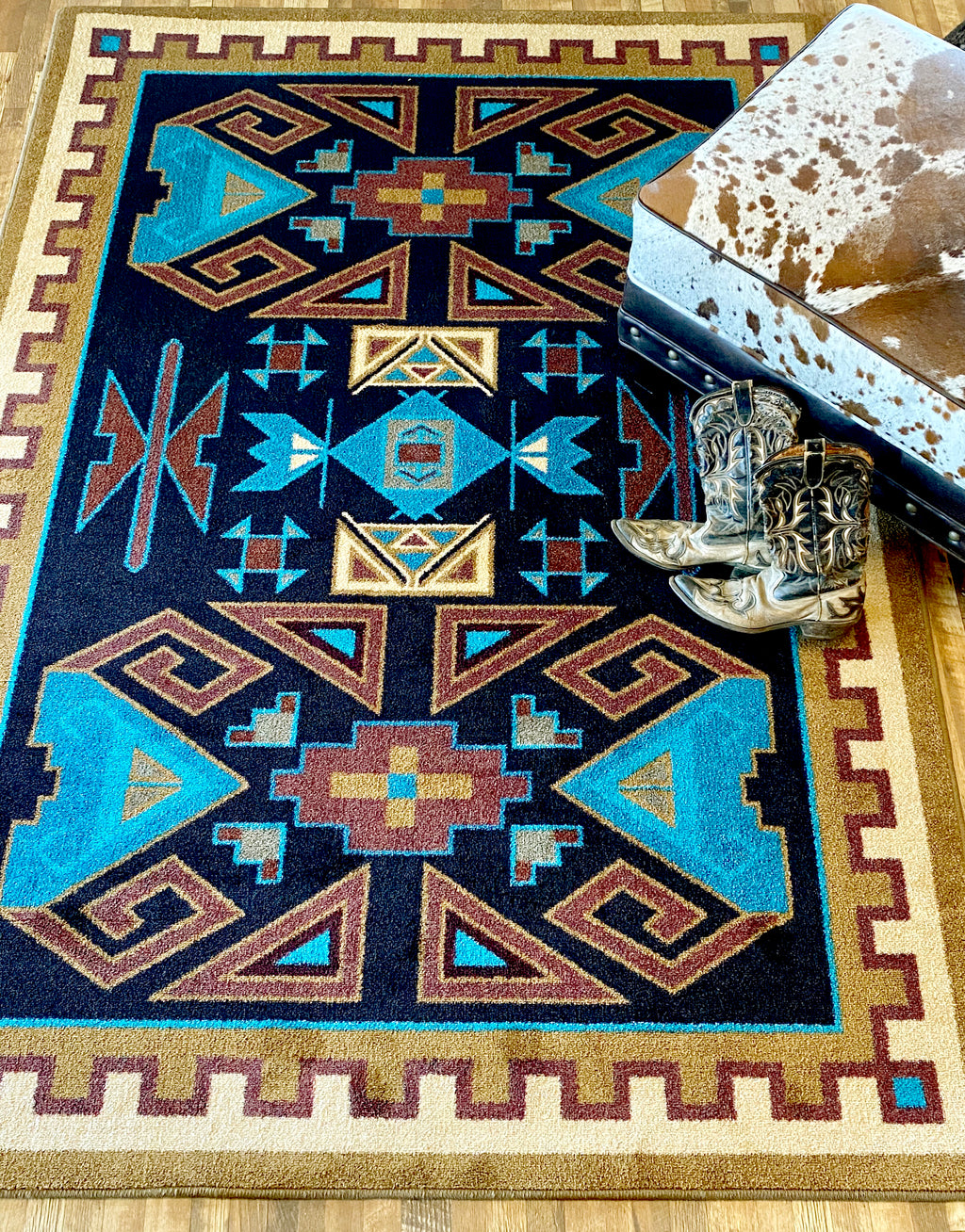Four Rams - Copper American Dakota Rugs