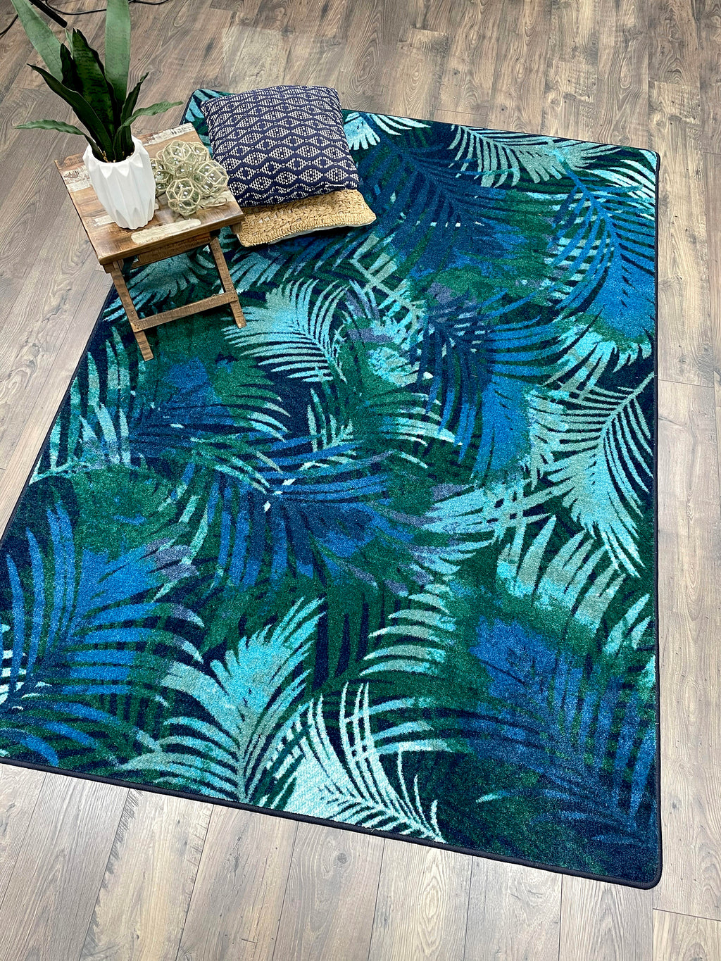 Fronds Green American Dakota Rugs