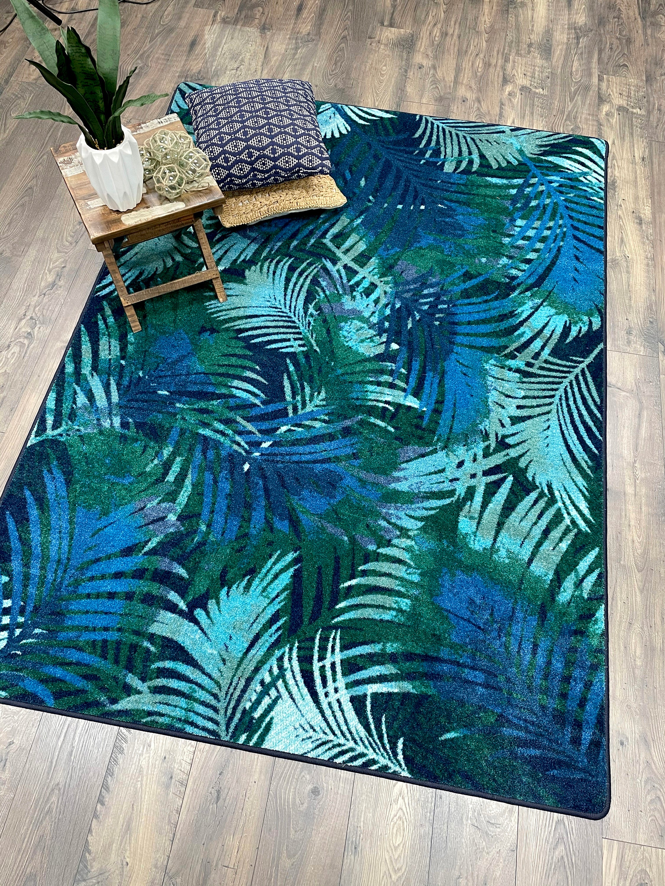 Fronds Green American Dakota Rugs