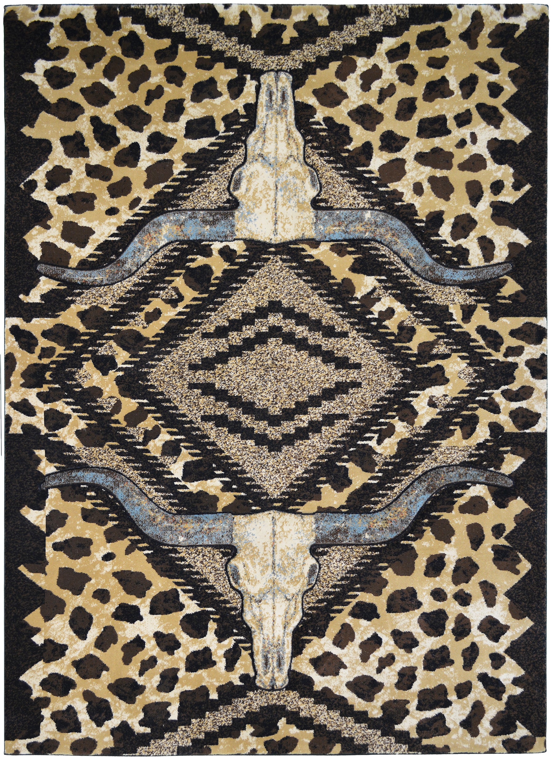 Mayberry Rugs Granite Falls Ranger Brown Area Rug – Rustic Lodge Rug Mayberry Rug