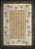 Mayberry Rugs Granite Falls Fontana Brown Area Rug – Rustic Lodge Rug Mayberry Rug