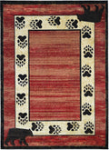 Mayberry Rugs Granite Falls Juno Red Area Rug – Southwestern Lodge Rug Mayberry Rug