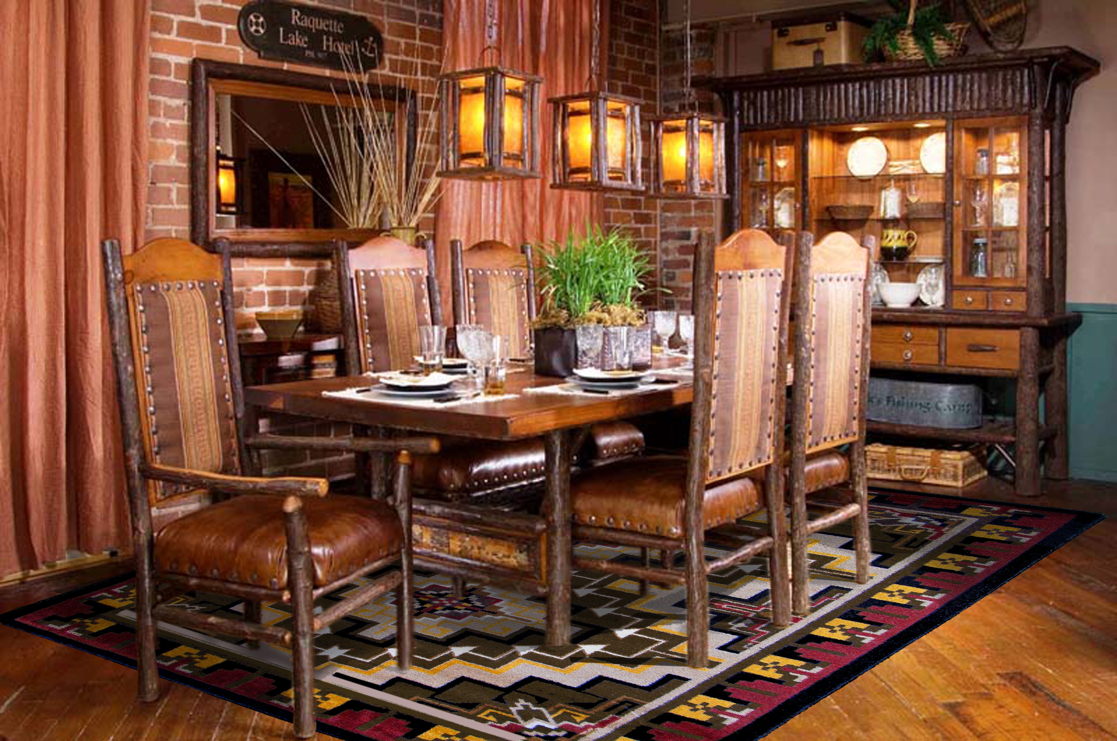 Hill Country - Red American Dakota Rugs