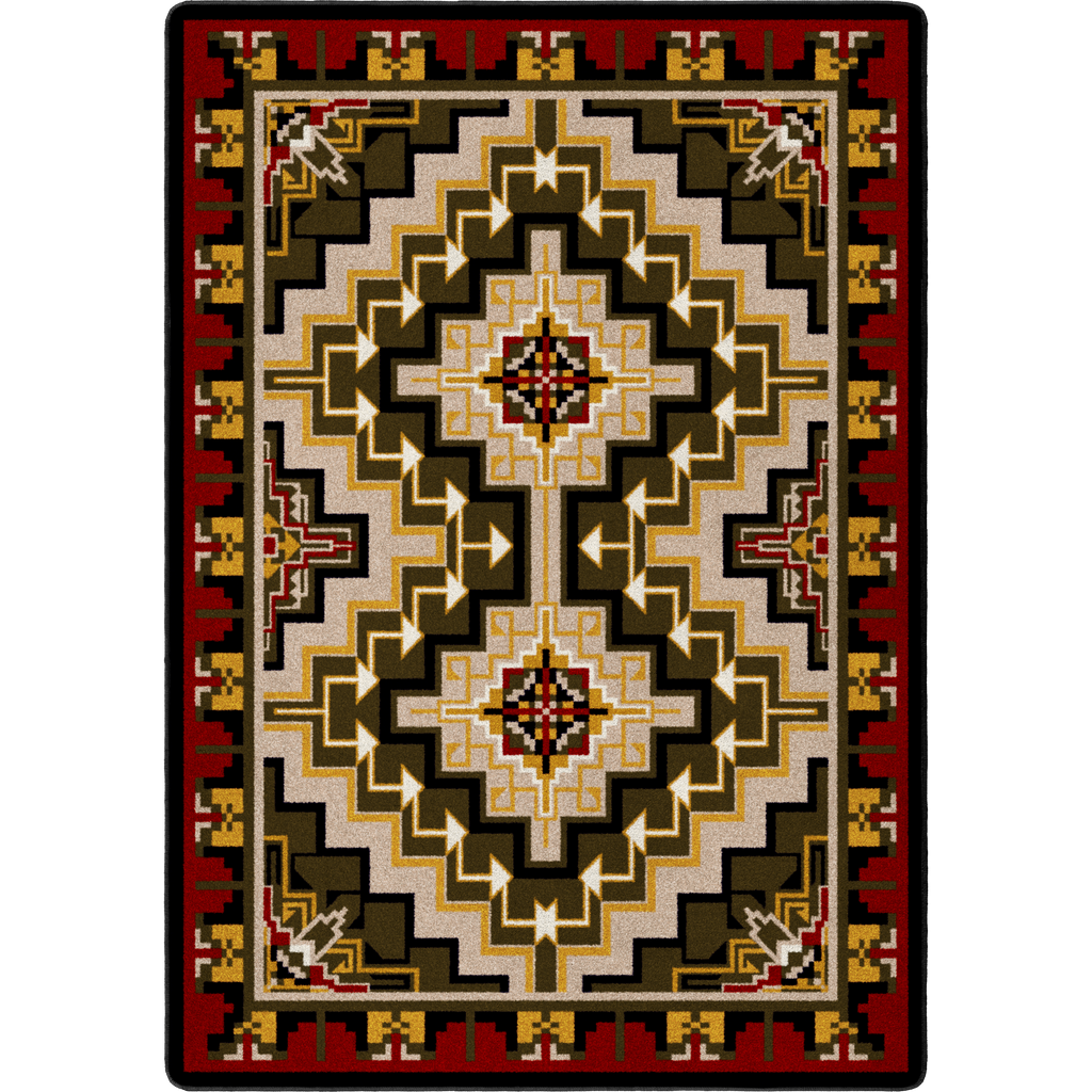 Hill Country - Red American Dakota Rugs