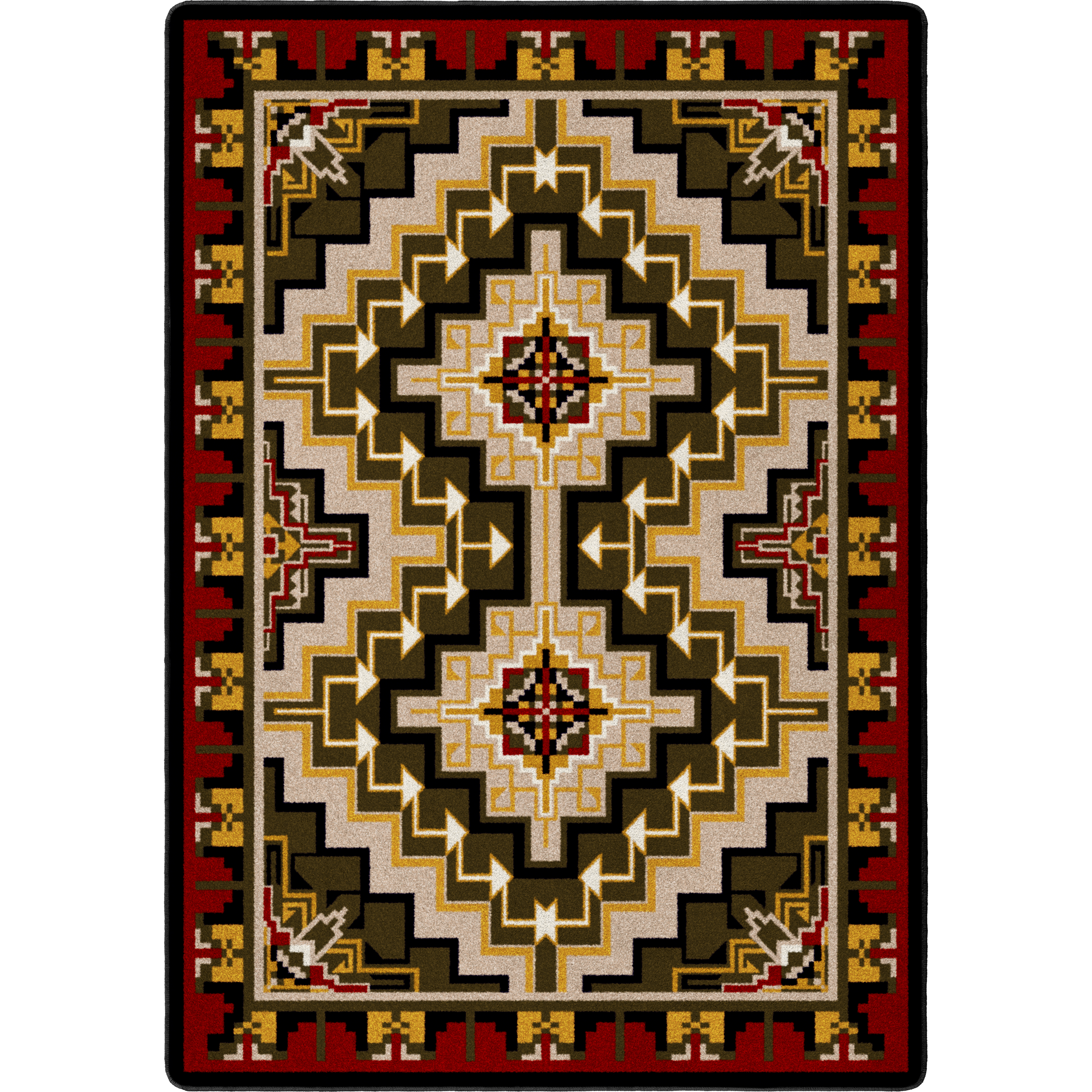 Hill Country - Red American Dakota Rugs