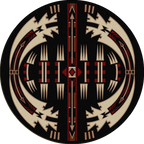Horse Thieves - Black American Dakota Rugs