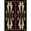 Horse Thieves - Black American Dakota Rugs