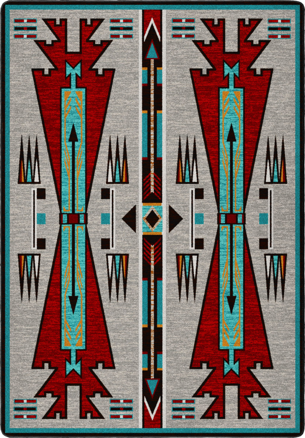Horse Thieves OKA - Electric American Dakota Rugs