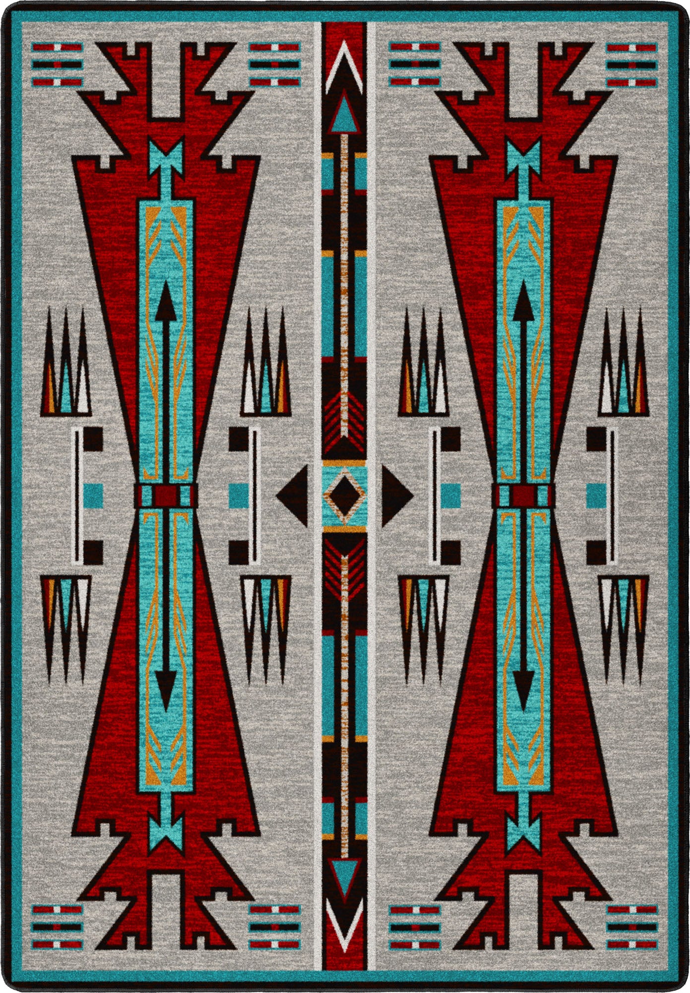 Horse Thieves OKA - Electric American Dakota Rugs