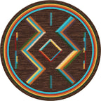 Hour Glass - Bright American Dakota Rugs