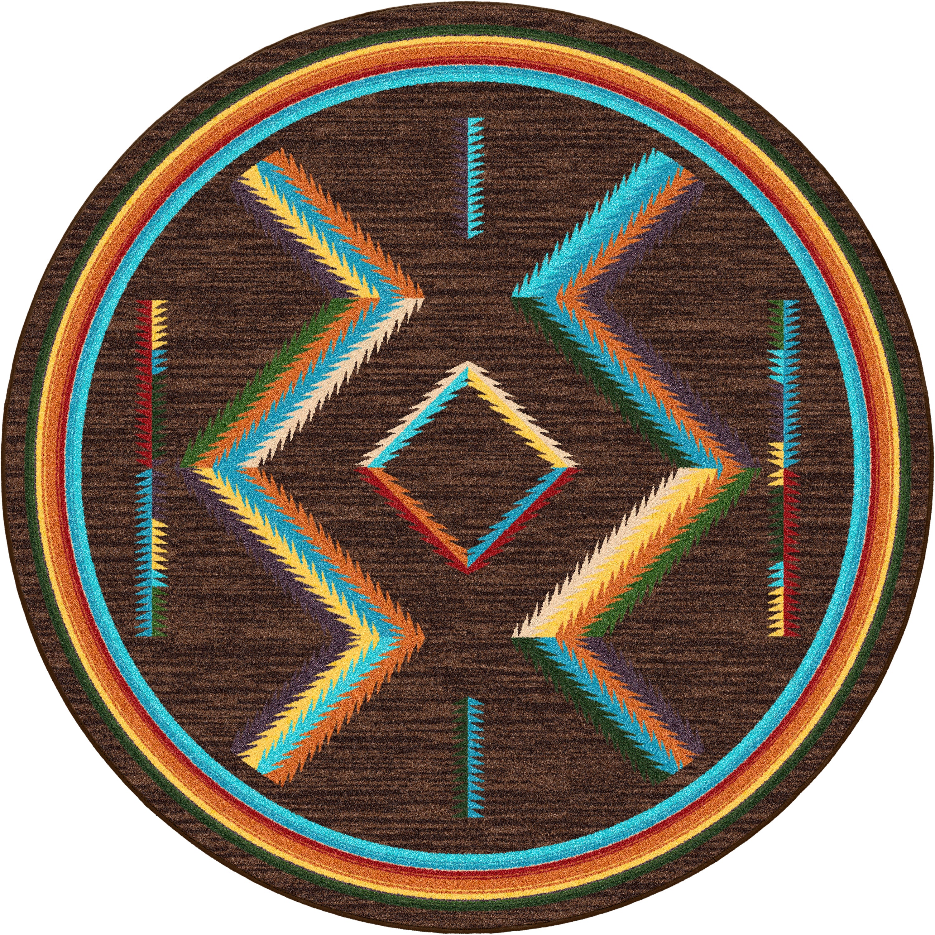 Hour Glass - Bright American Dakota Rugs