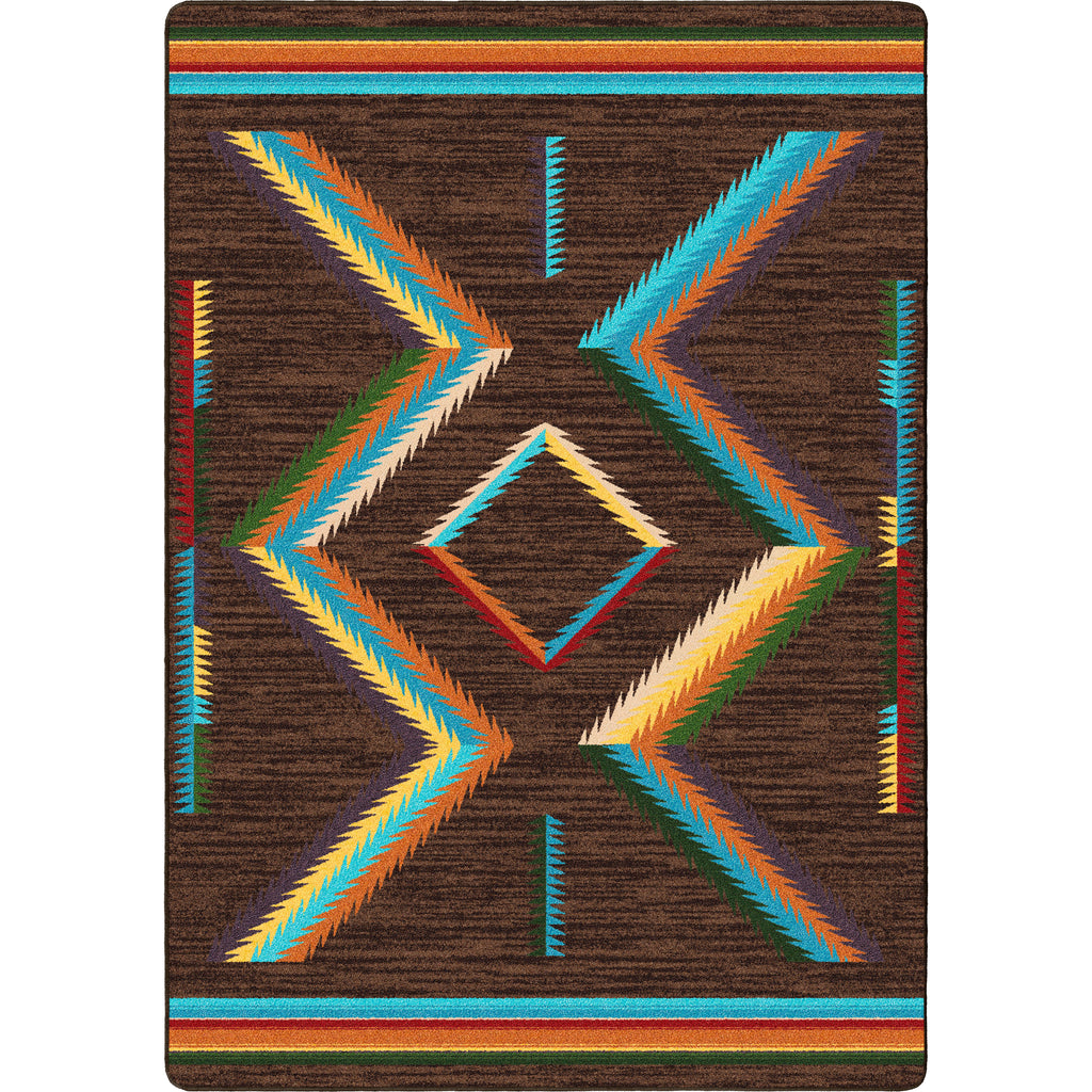 Hour Glass - Bright American Dakota Rugs