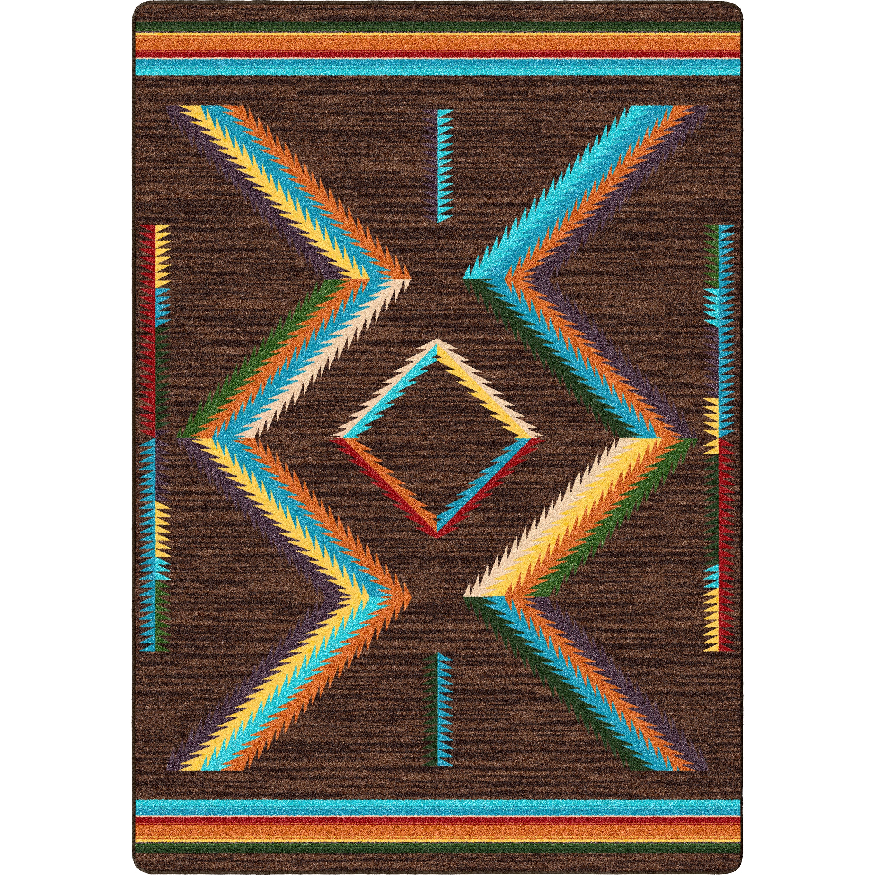 Hour Glass - Bright American Dakota Rugs
