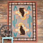 Howl at the Moon - Desert Rose American Dakota Rugs