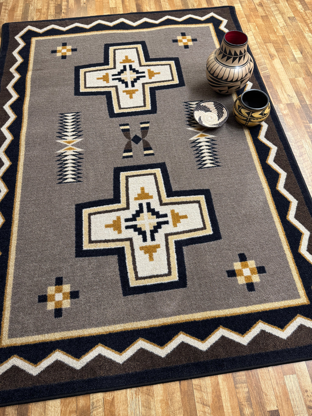 Saint Cross - Taupe American Dakota Rugs