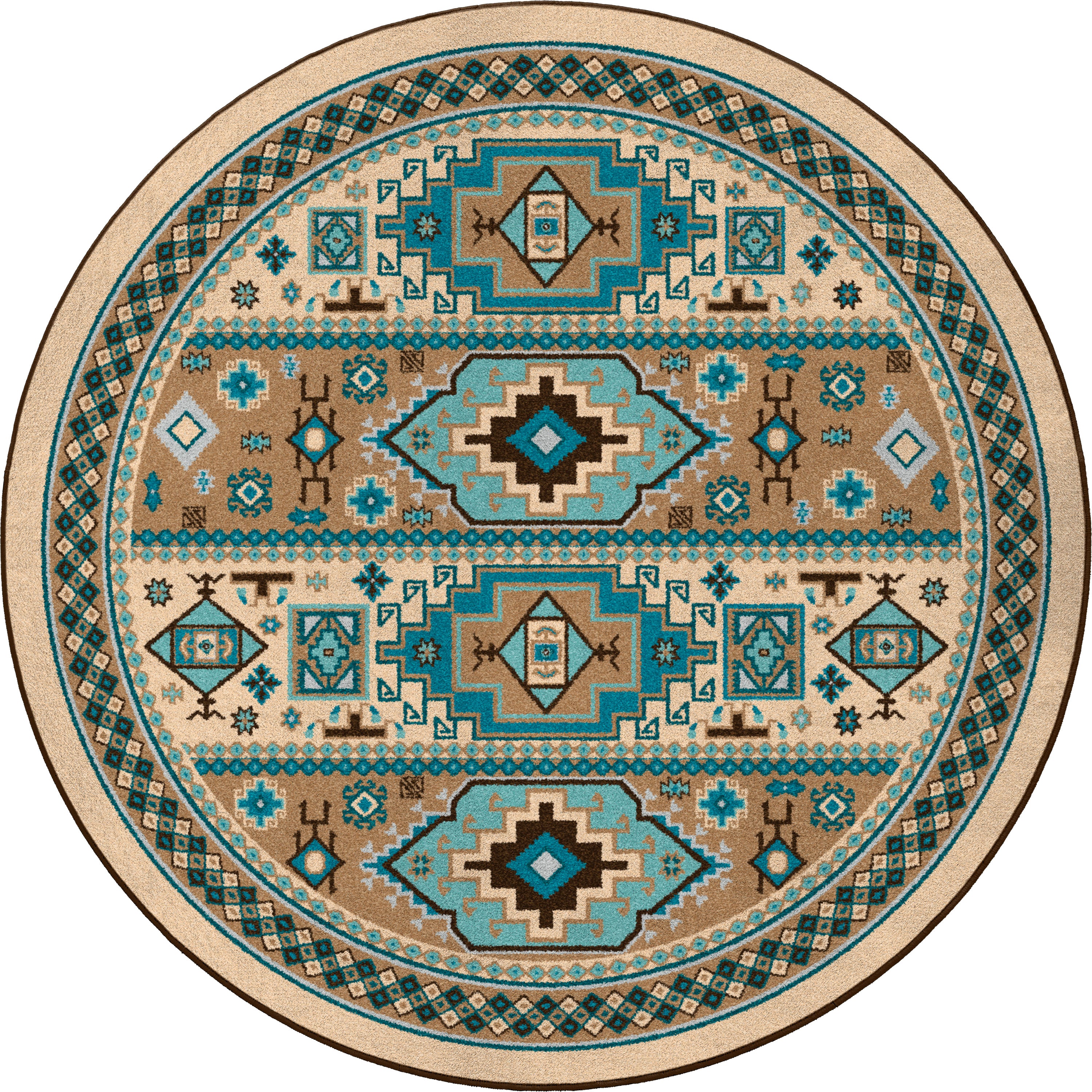 Indigo - Turquoise American Dakota Rugs