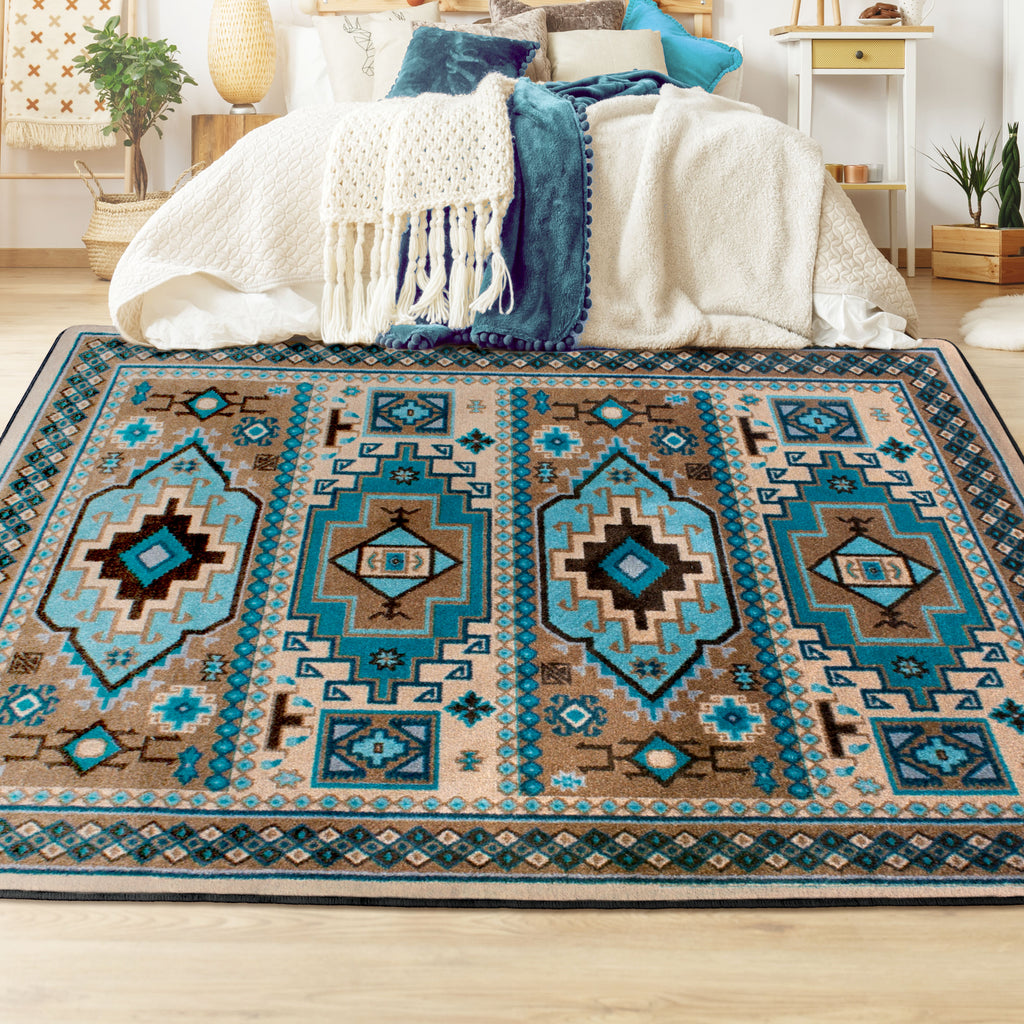 Indigo - Turquoise American Dakota Rugs