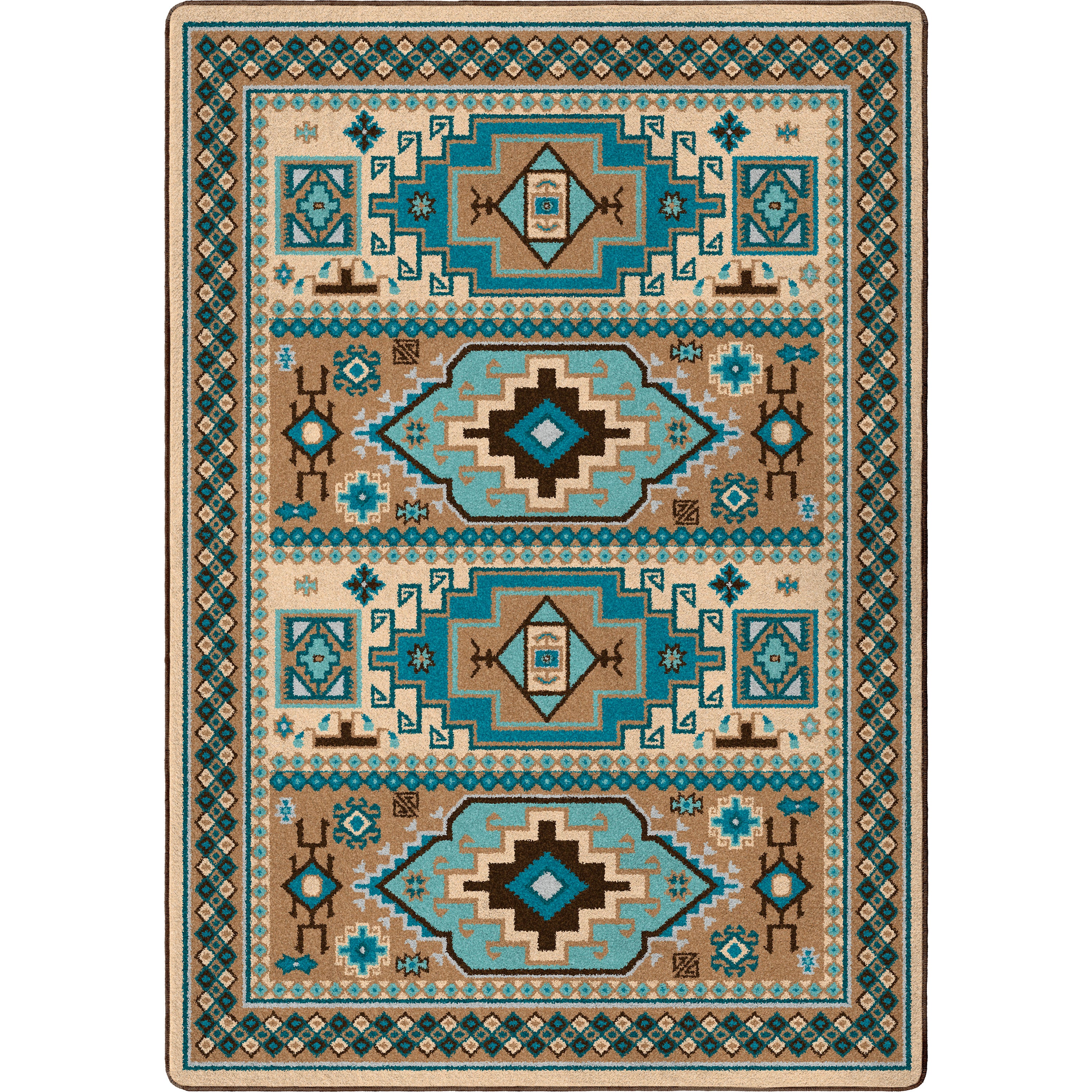 Indigo - Turquoise American Dakota Rugs