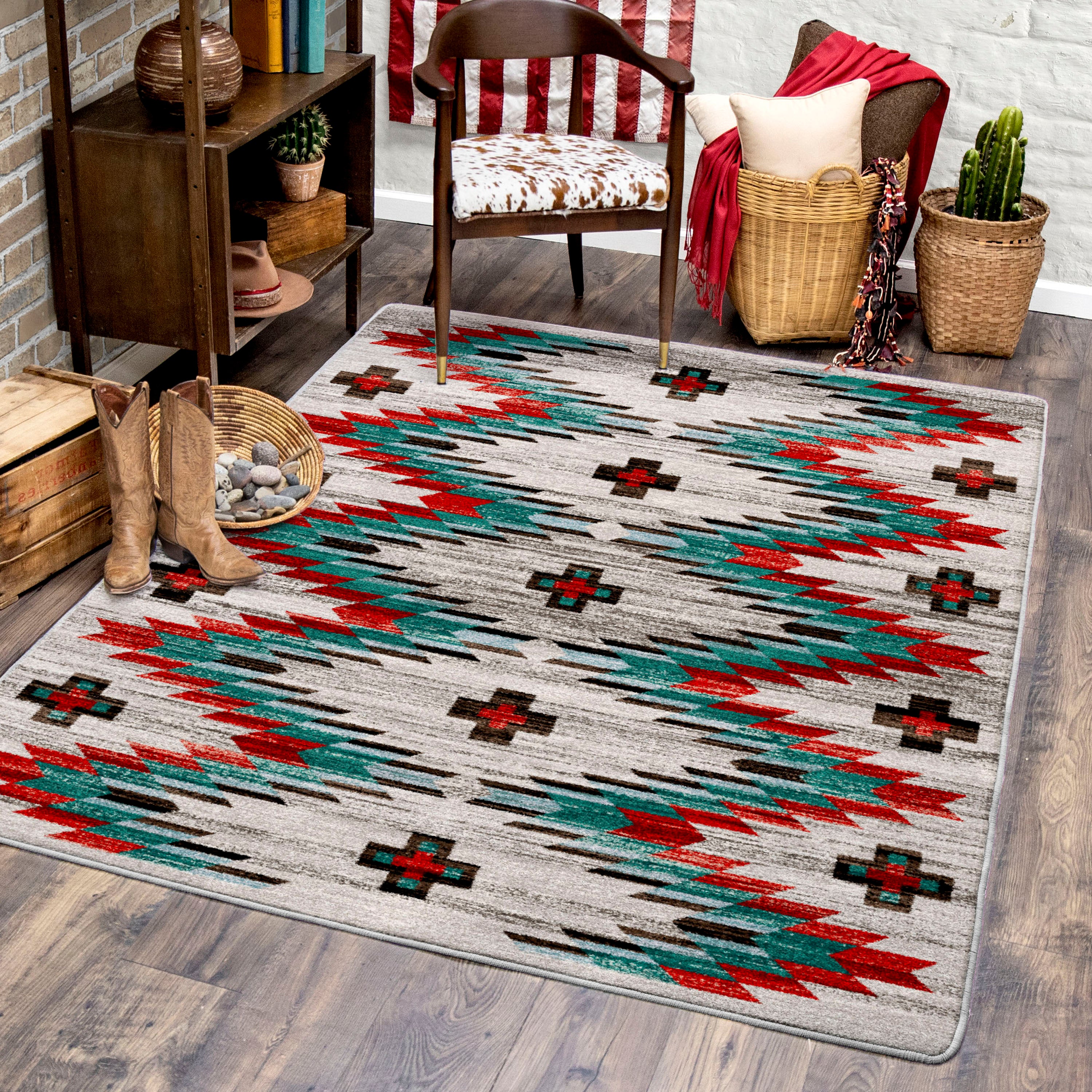 Celebration - Lively Blue American Dakota Rugs