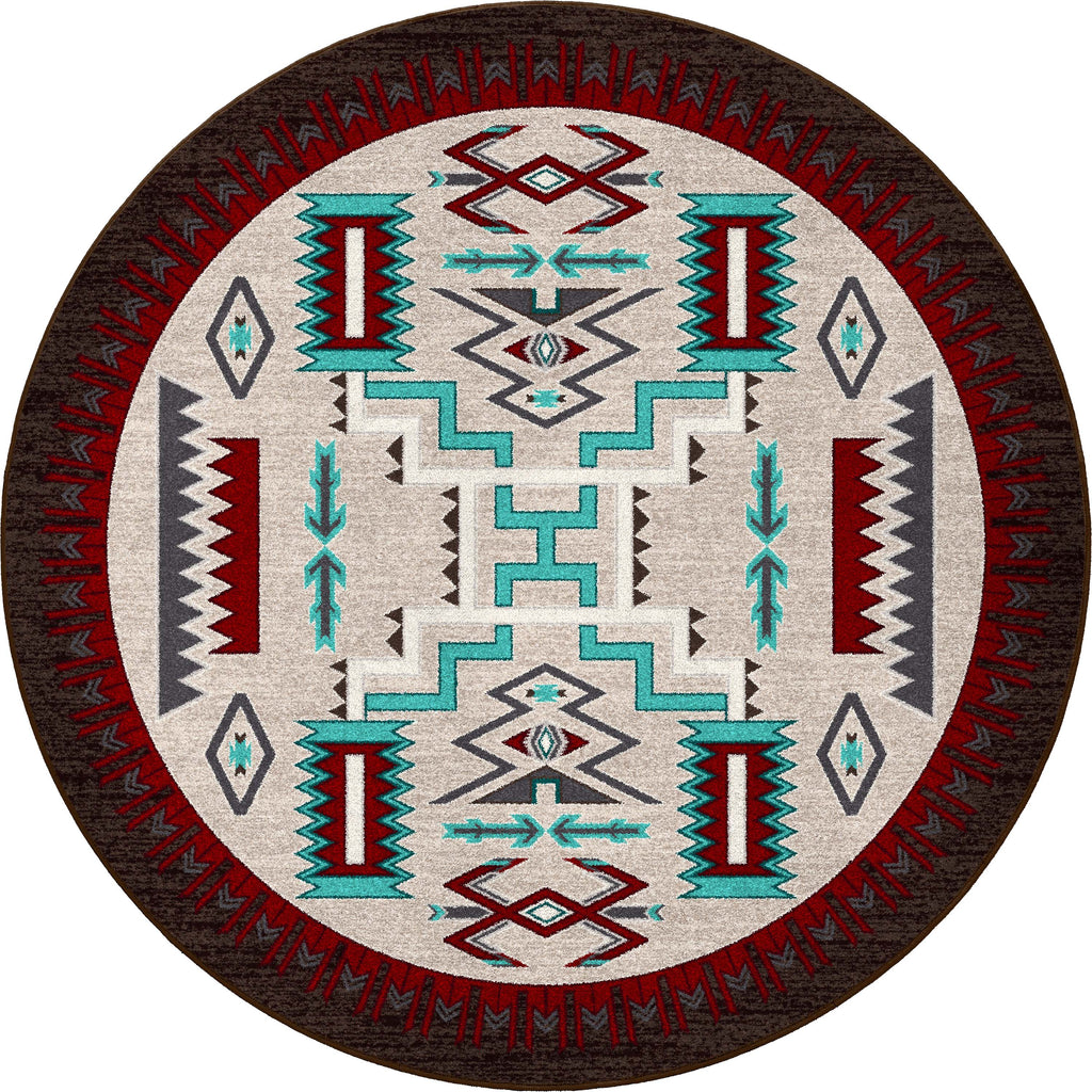 Prairie Wind - Turquoise American Dakota Rugs