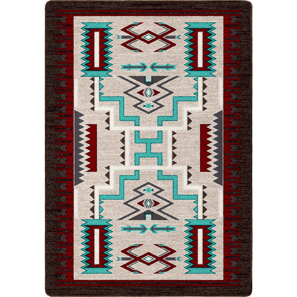 Prairie Wind - Turquoise American Dakota Rugs
