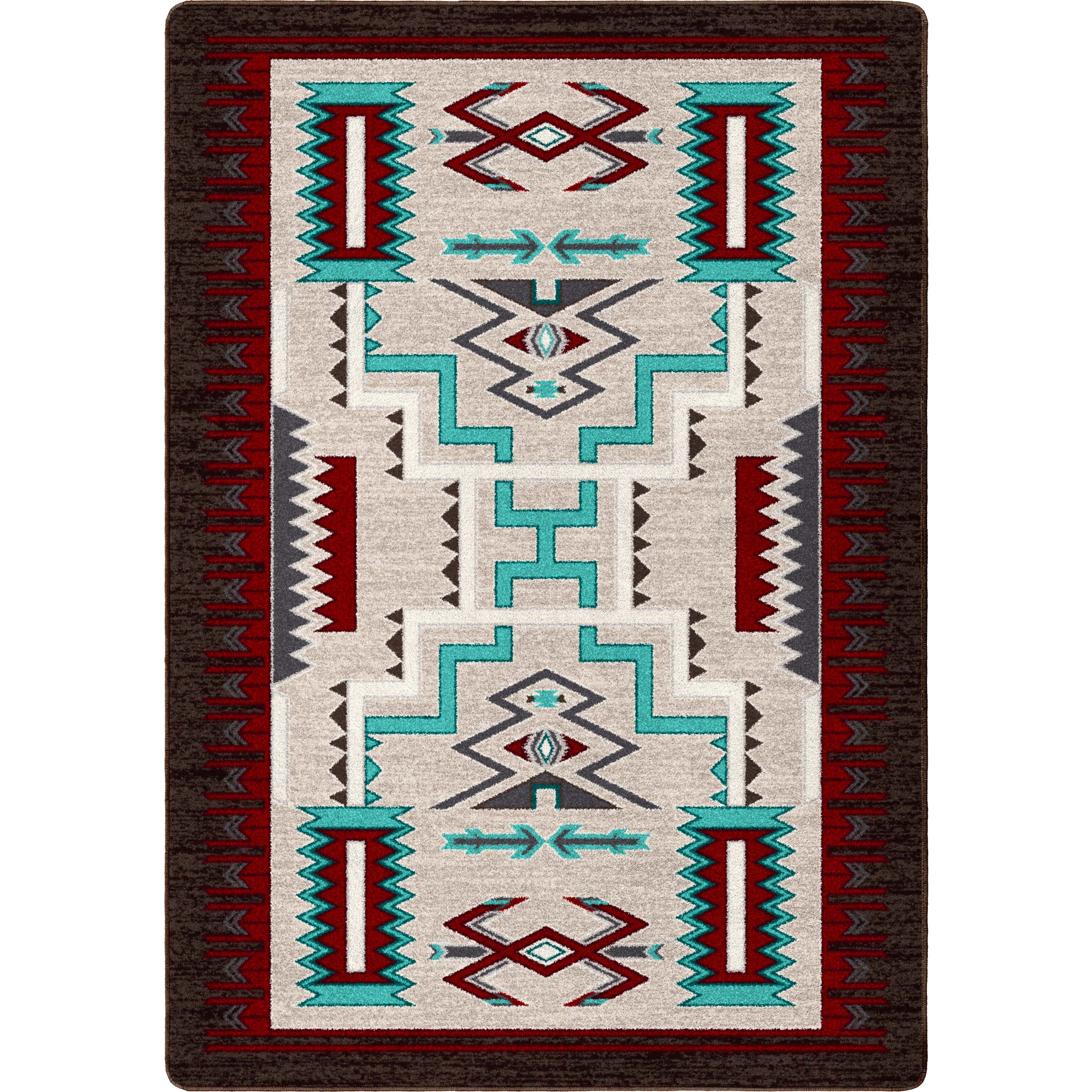 Prairie Wind - Turquoise American Dakota Rugs