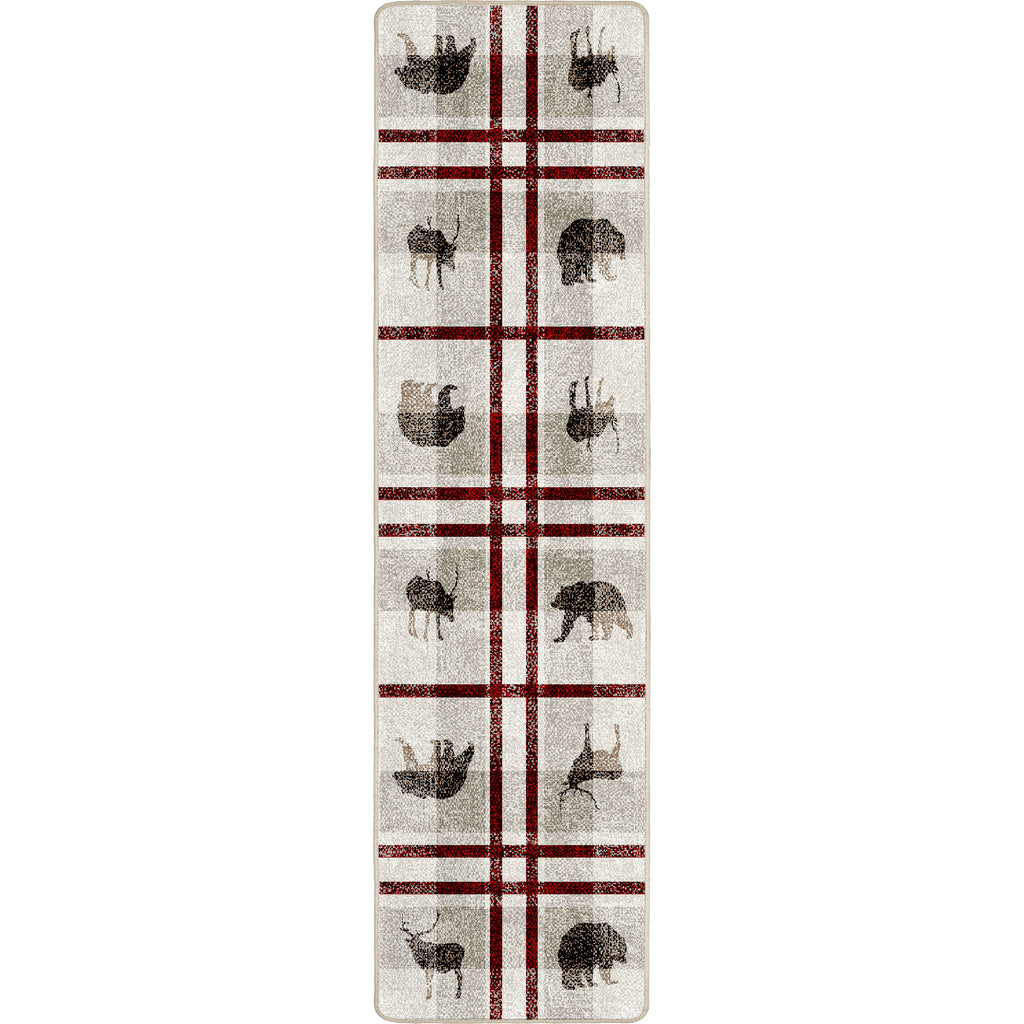 Rio Vista Red Stripe American Dakota Rugs