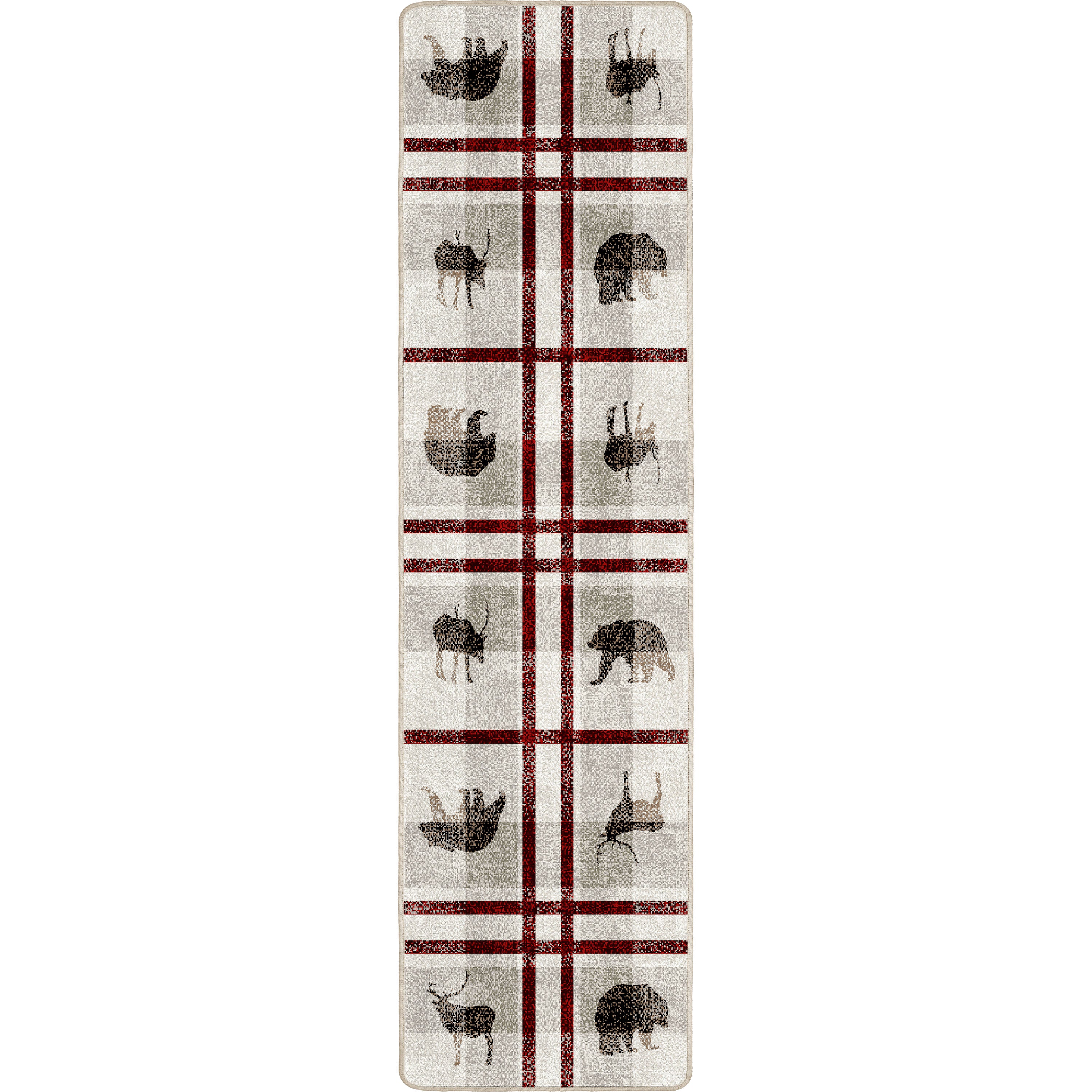 Rio Vista Red Stripe American Dakota Rugs