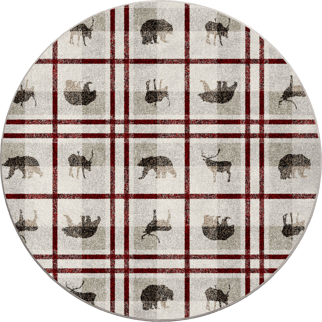 Rio Vista Red Stripe American Dakota Rugs