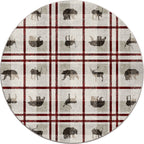 Rio Vista Red Stripe American Dakota Rugs