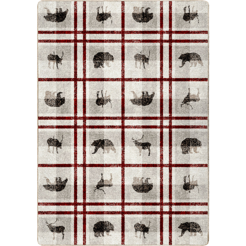 Rio Vista Red Stripe American Dakota Rugs