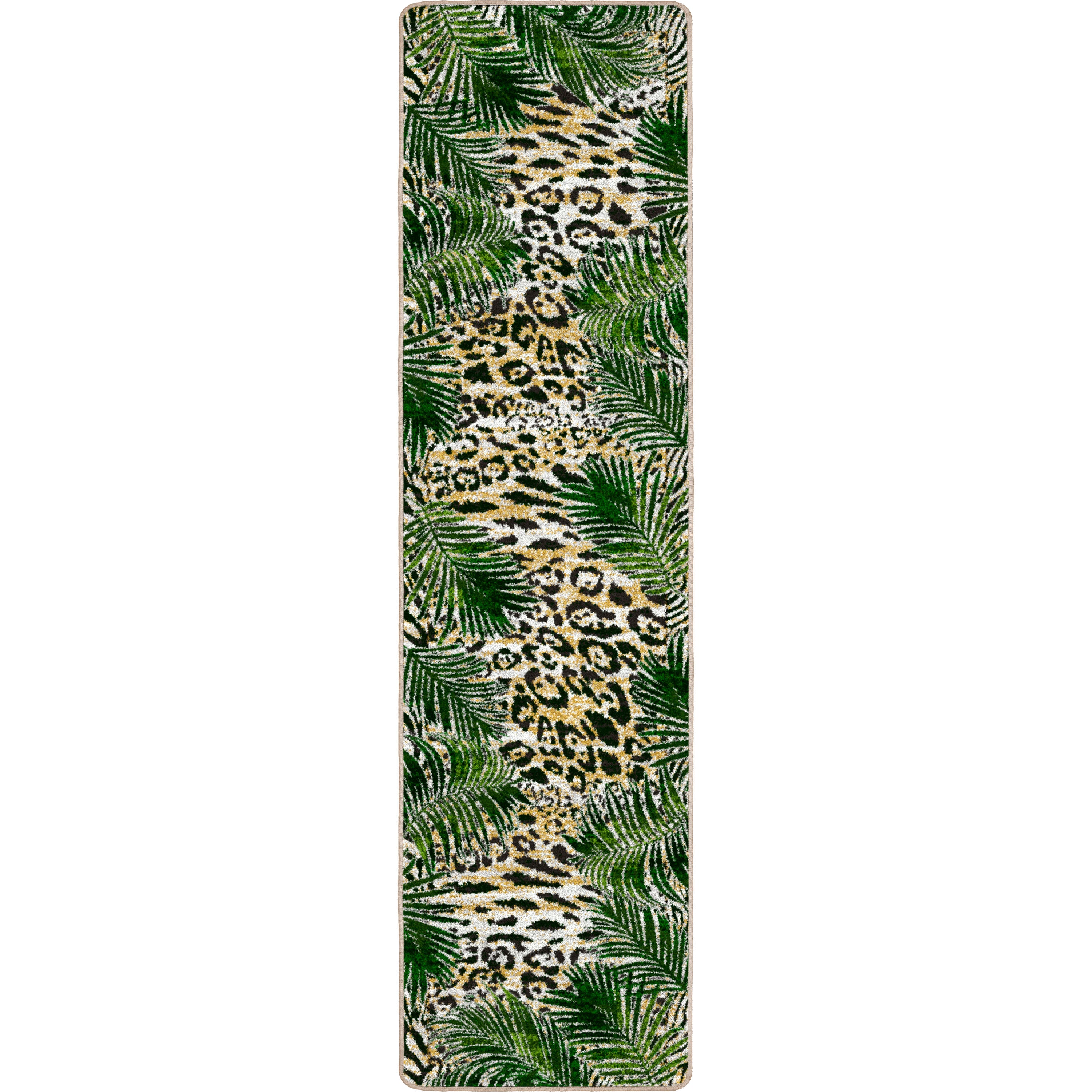 Jungle Border Natural American Dakota Rugs