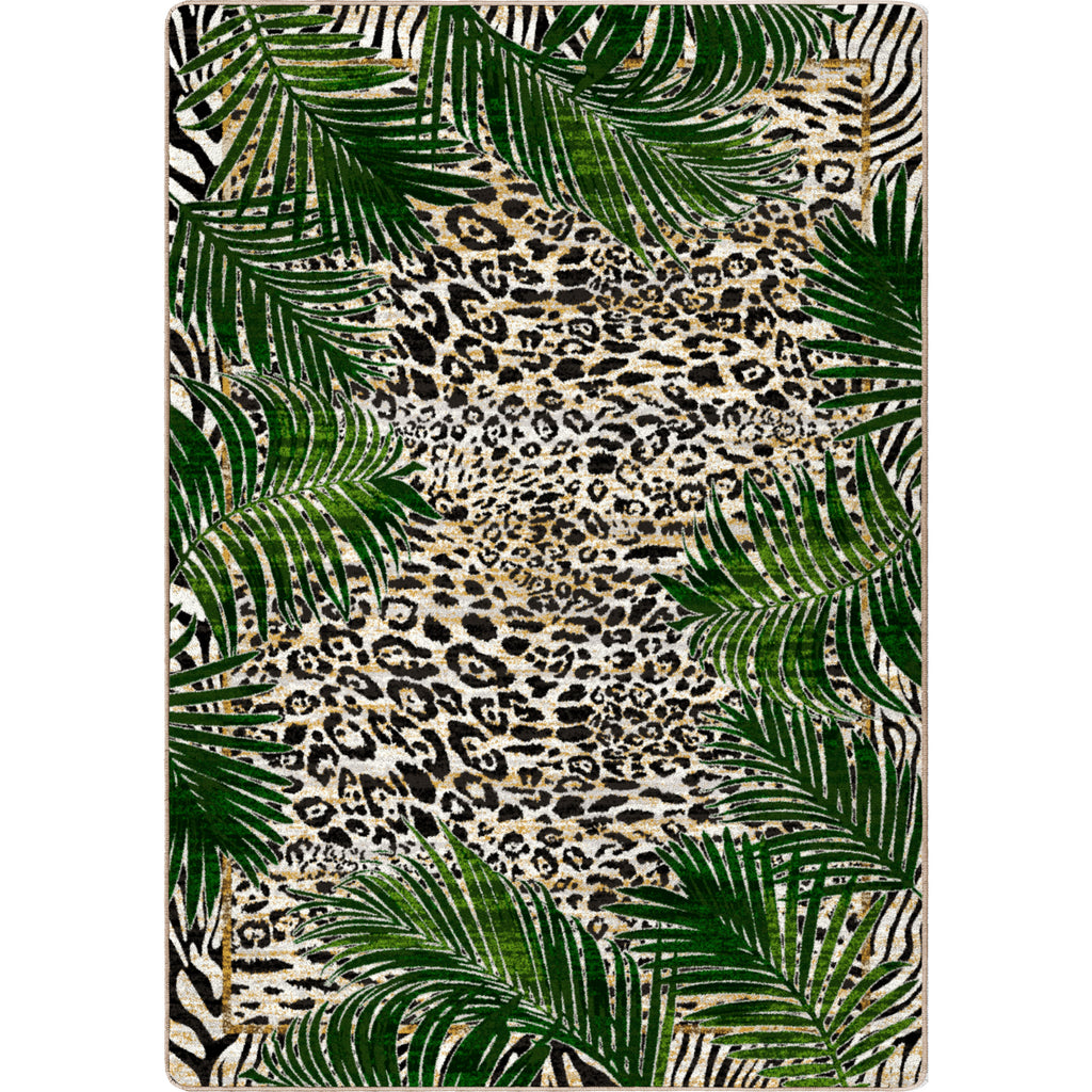 Jungle Border Natural American Dakota Rugs