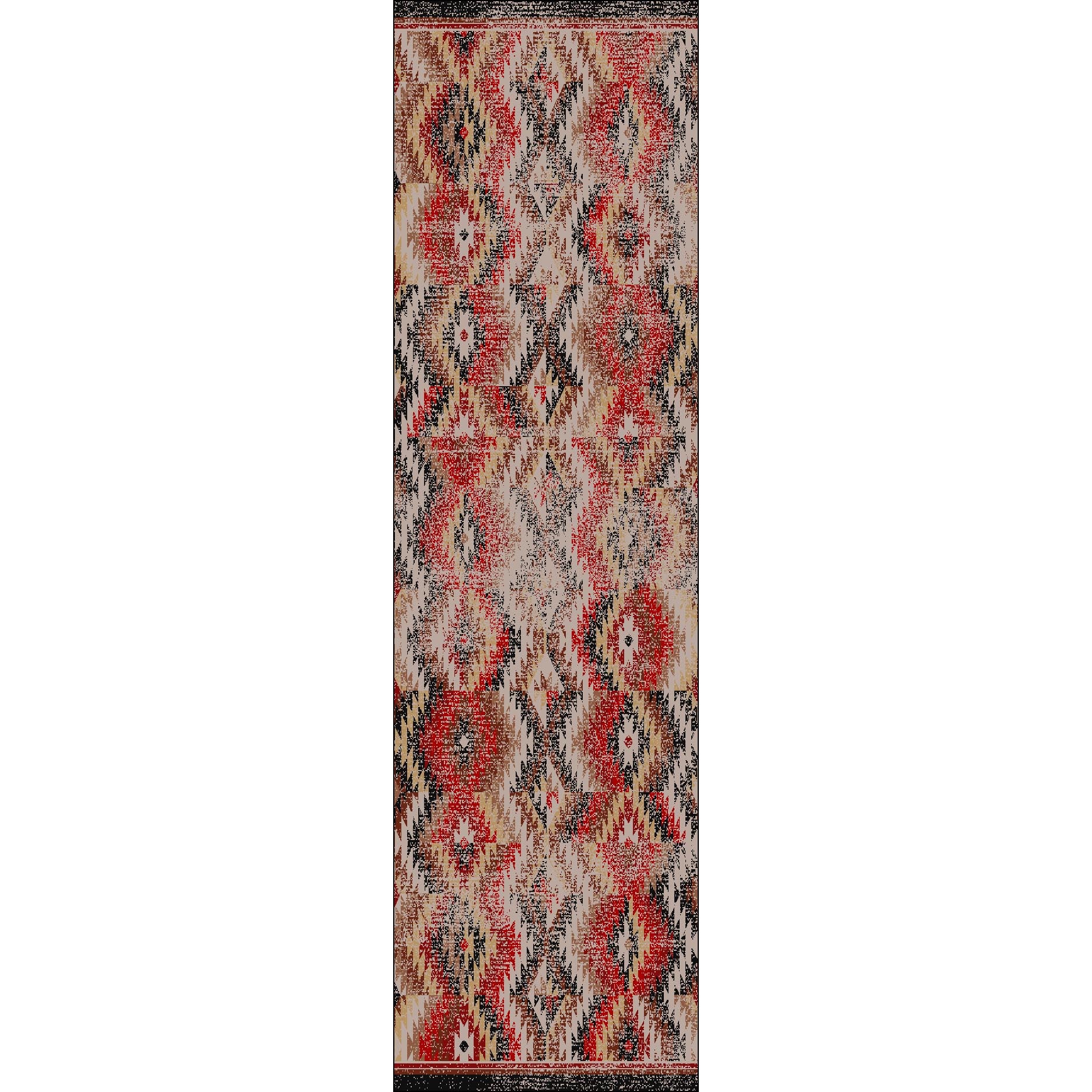 Just Praying - Distressed Red American Dakota Rugs
