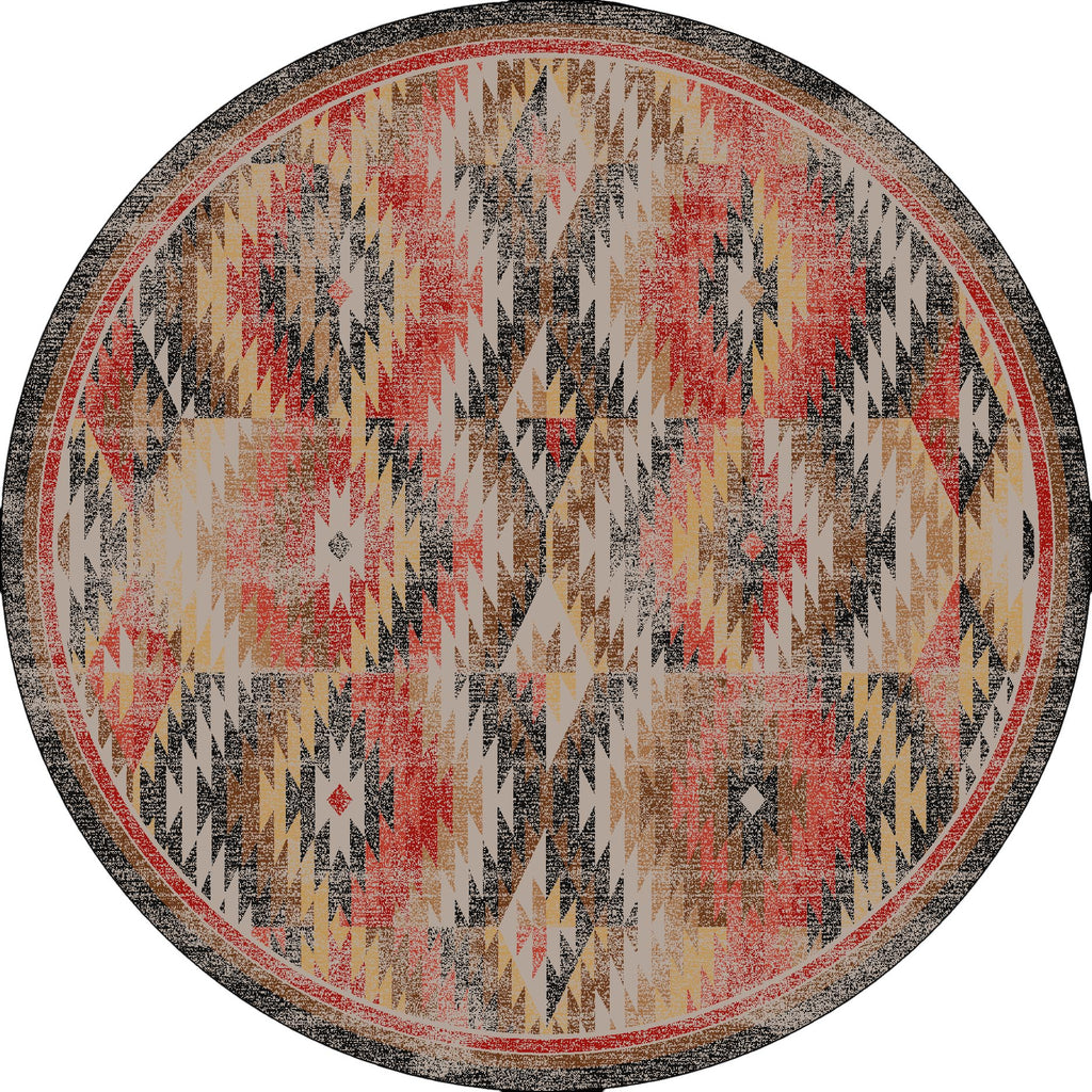 Just Praying - Distressed Red American Dakota Rugs
