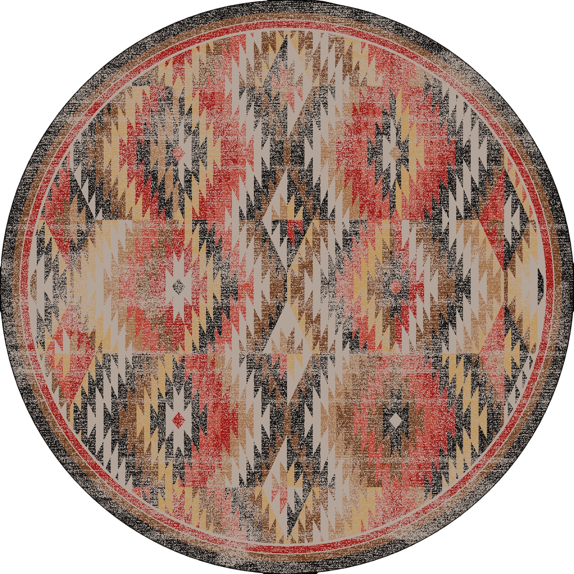 Just Praying - Distressed Red American Dakota Rugs