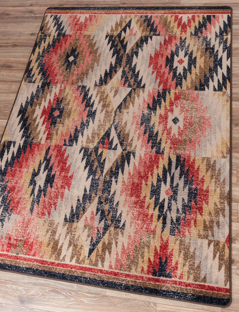 Just Praying - Distressed Red American Dakota Rugs