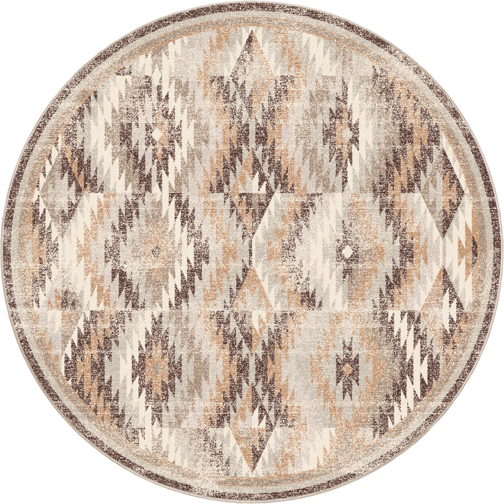 Just Praying - Distressed Natural American Dakota Rugs
