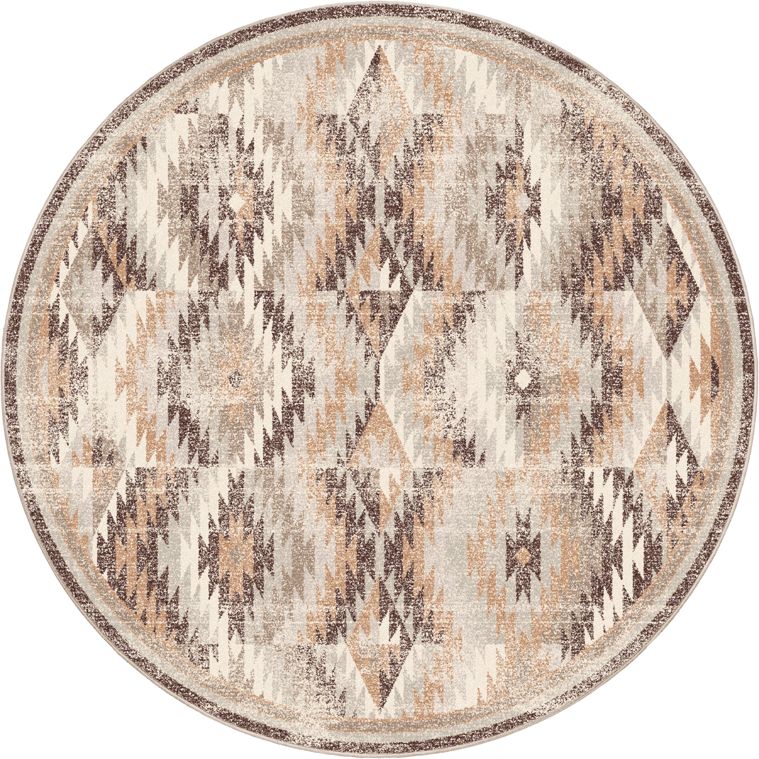 Just Praying - Distressed Natural American Dakota Rugs