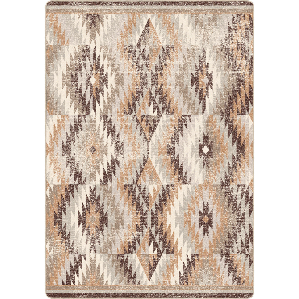Just Praying - Distressed Natural American Dakota Rugs