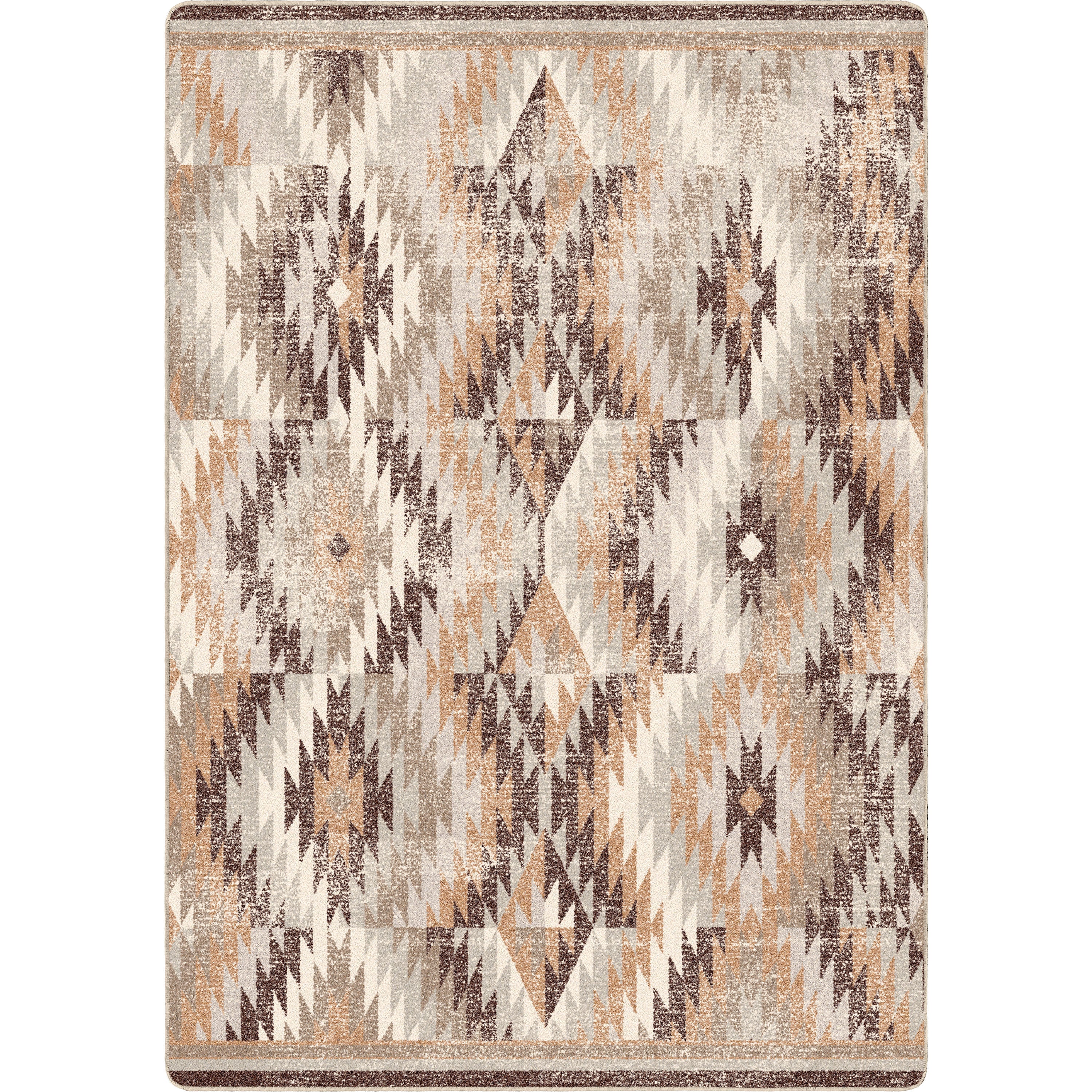 Just Praying - Distressed Natural American Dakota Rugs