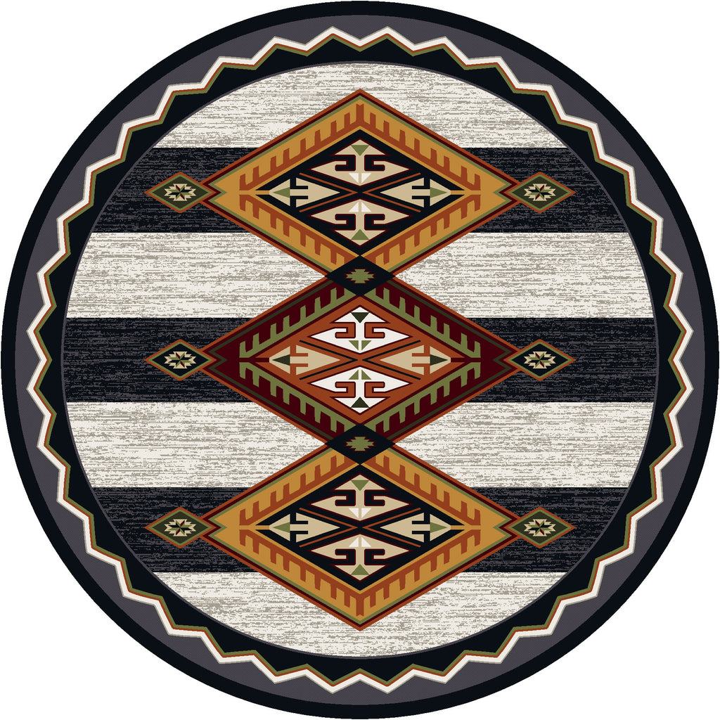 Lineage - Black & White American Dakota Rugs