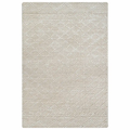 3x5 Mica Hand Spun Embroidered Jute Rug with Looped Yarn Homespice Rugs