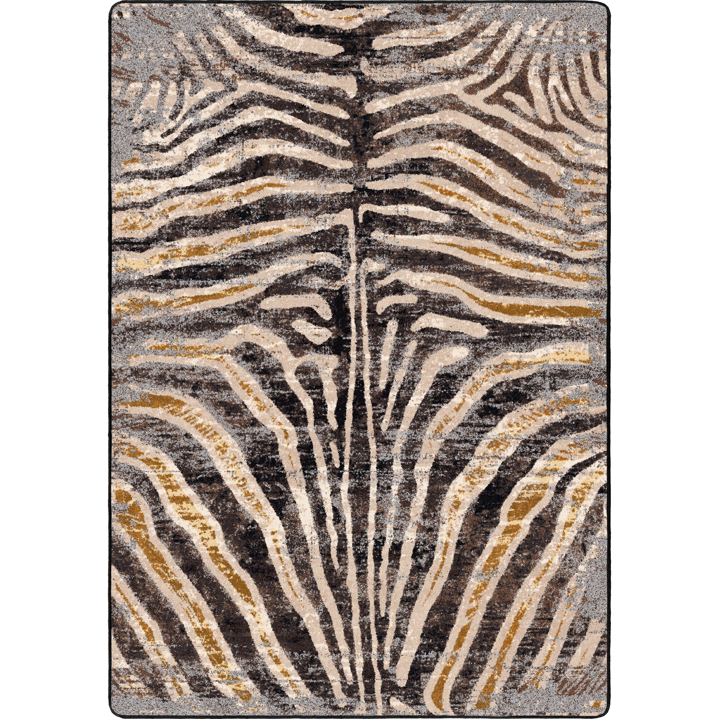 Midnight Zebra American Dakota Rugs