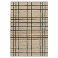 2x6 Nell Window Pane Premium Jute Rug With Backing Homespice Rugs