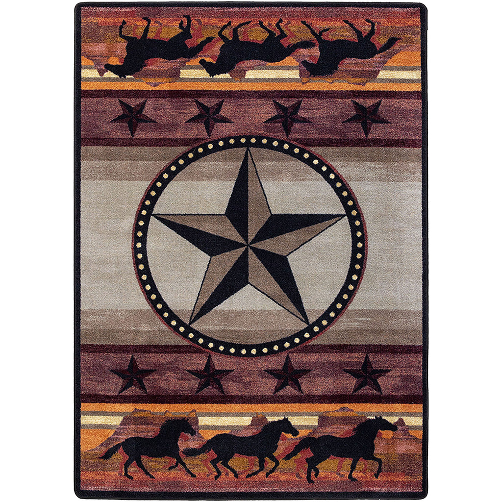 Night Stampede Desert American Dakota Rugs